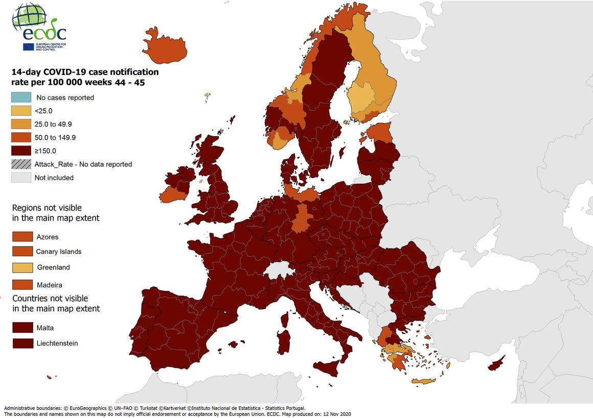 Nuevas prohibiciones de viaje en Países de la Unión Europea (Fuente Geomoon)